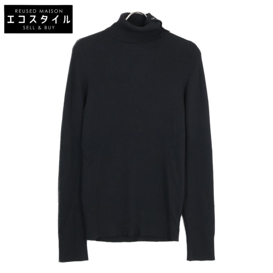 GUCCI イタリア製 黒 長袖ニットセーター GUCCI - 古着 GUCCI グッチ イタリア製 長袖 Vネック セーター S