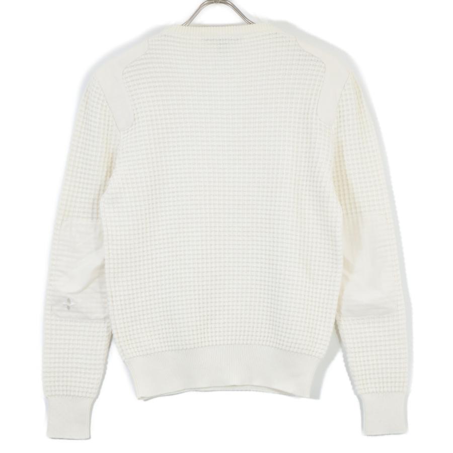 LOUIS VUITTON ルイヴィトン ホワイト ワッフル編み ヘンリーネック