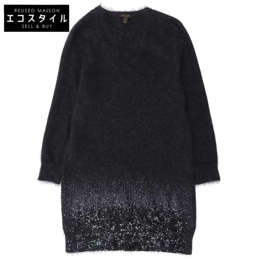 LOUIS VUITTON ルイヴィトン モヘヤ スパンコール ニット ワンピース