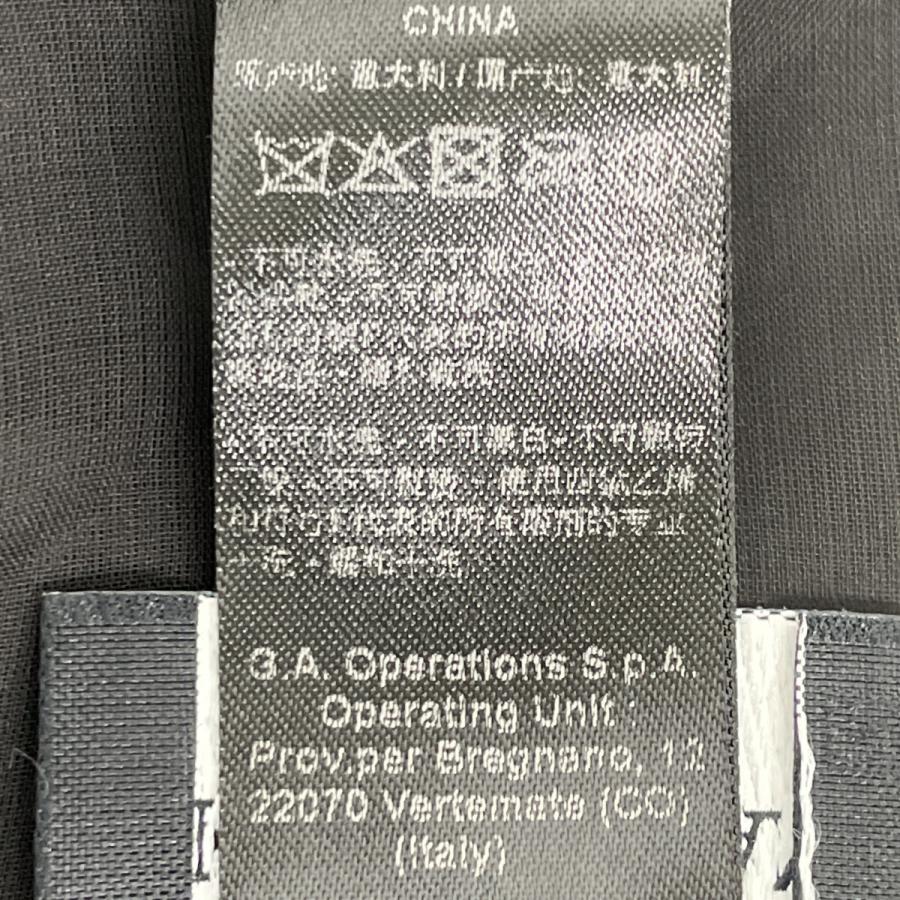 GIORGIO ARMANI ジョルジオアルマーニ ブラック シルク100 ビジュー