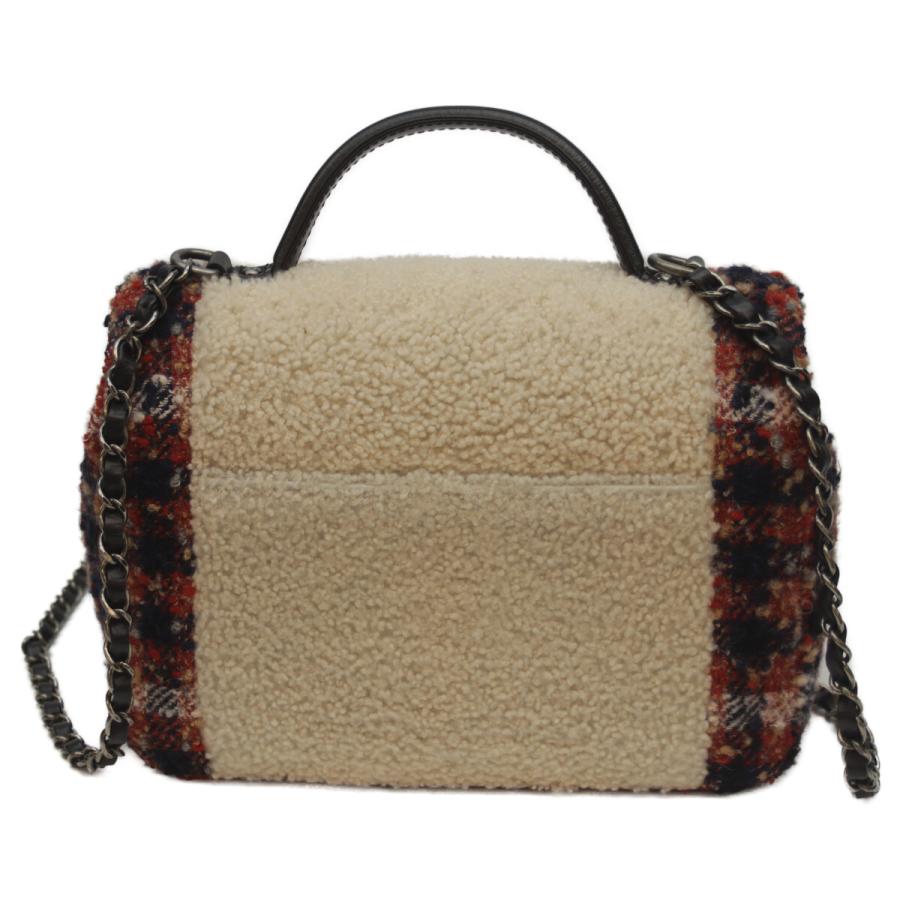 CHANEL シャネル　シングルフラップ ショルダーバッグ　ツィード　ツーウェイ CHANEL（シャネル） 24番台 A57214 トップハンドル ツイードシングル