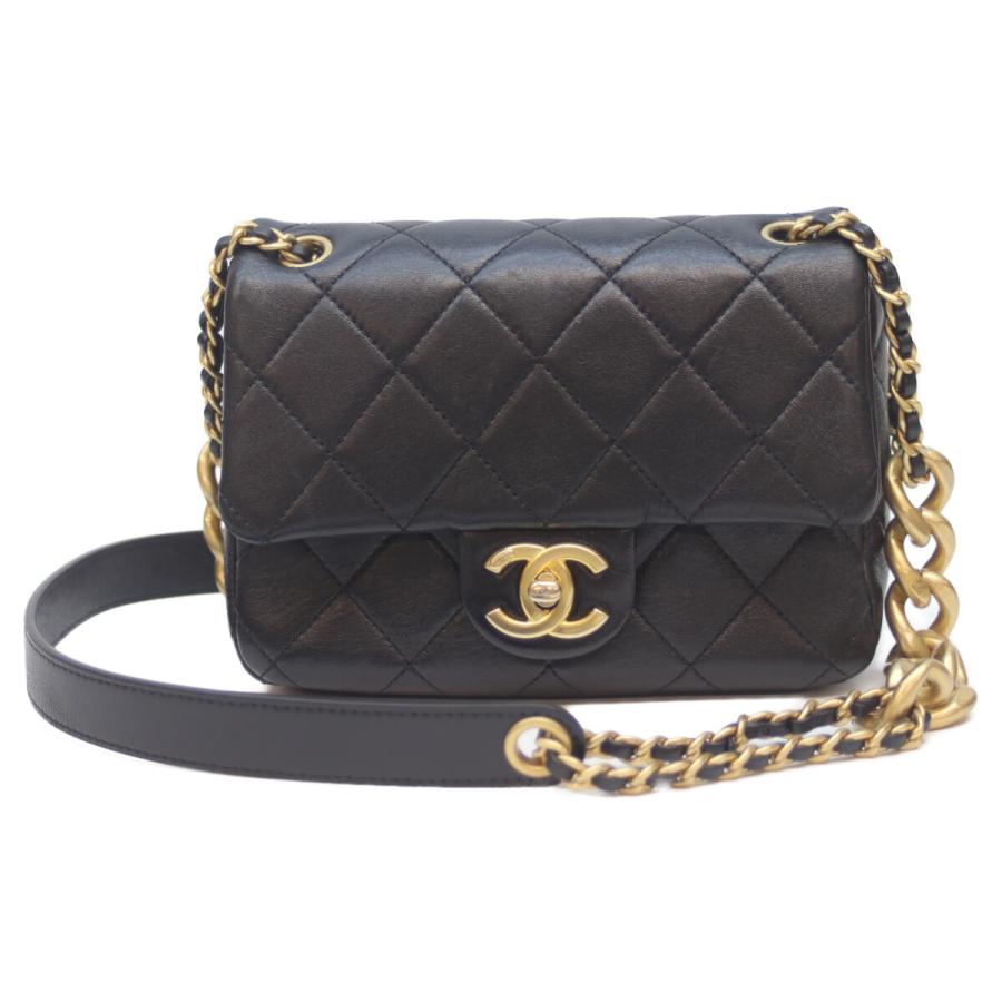 美品！シャネル CHANEL マトラッセ チェーン ショルダーバッグ ラム シャネル CHANEL マトラッセ 25 ラムスキン チェーンショルダーバッグ