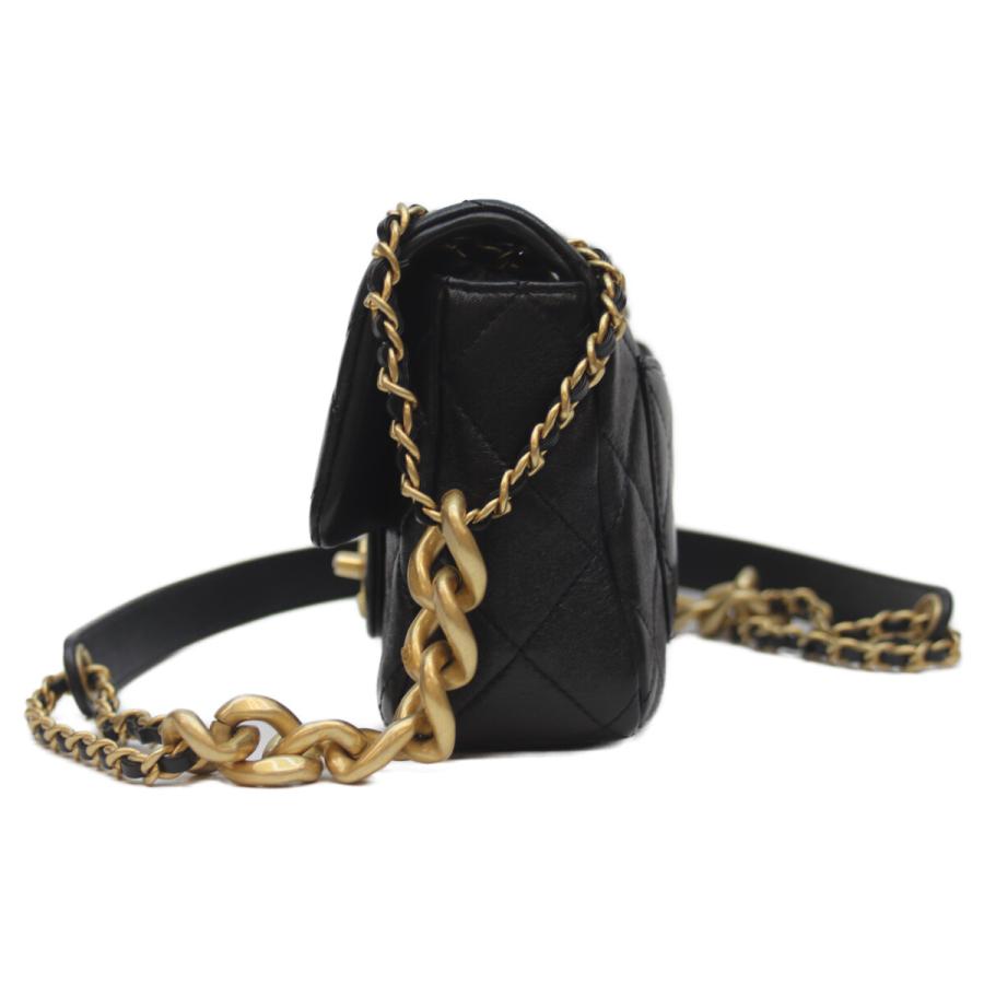 CHANEL（シャネル） ブラック AS3109 ラム G金具 ミニ マトラッセ