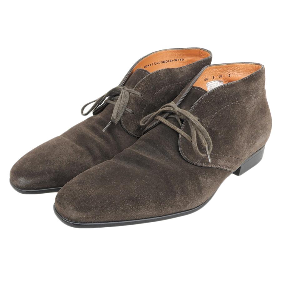 SANTONI（サントーニ） 17347 スエード チャッカブーツ シューズ 