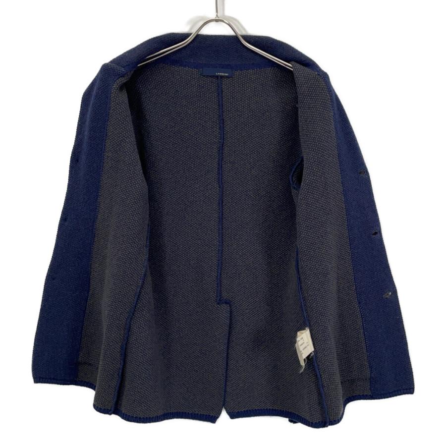 LARDINI（ラルディーニ） JFLJM03 ネイビー ニット 3Bジャケット