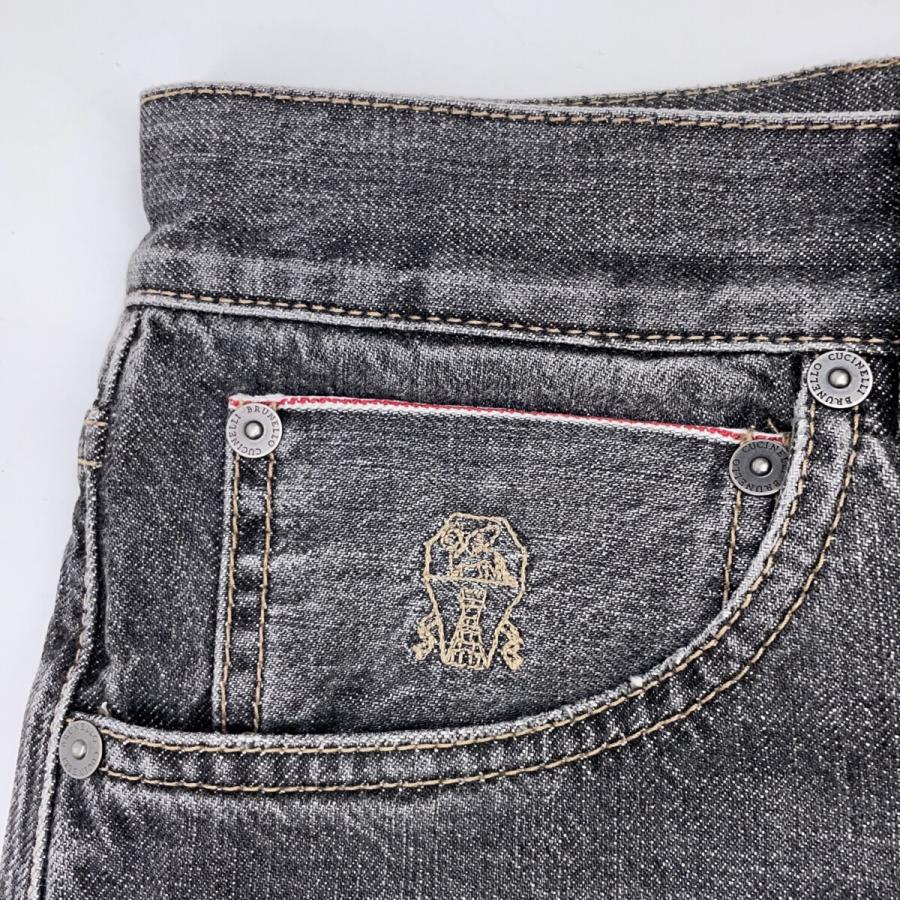 BRUNELLO CUCINELLI ブルネロクチネリ グレー LEISURE FIT デニム
