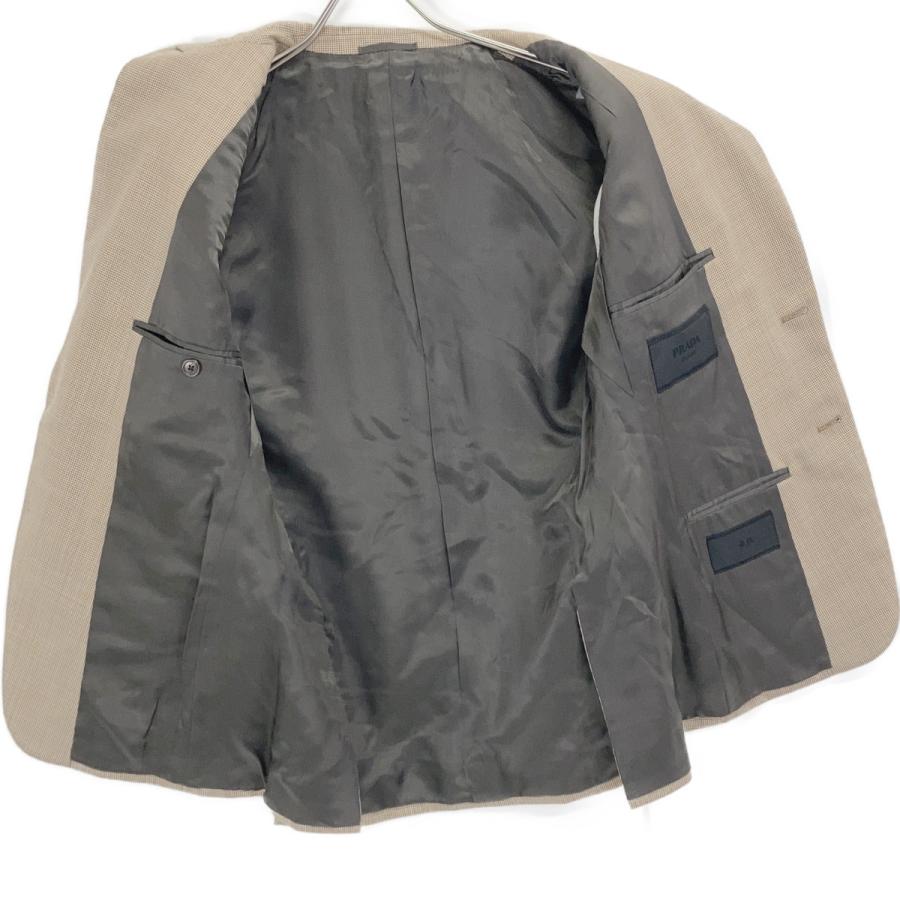 PRADA（プラダ） ベージュ UAF036 3P セットアップスーツ ベージュ 46