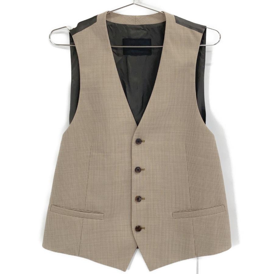 PRADA（プラダ） ベージュ UAF036 3P セットアップスーツ ベージュ 46