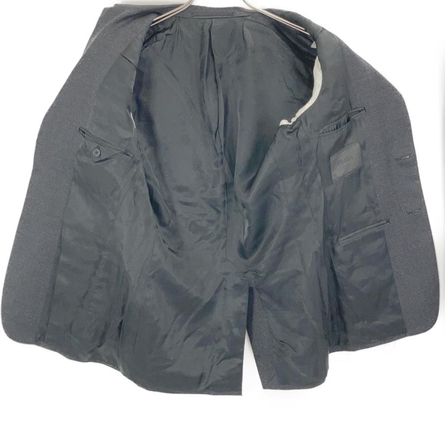 PRADA（プラダ） グレー UAF367 ウール 2Bシングル スーツ グレー 44