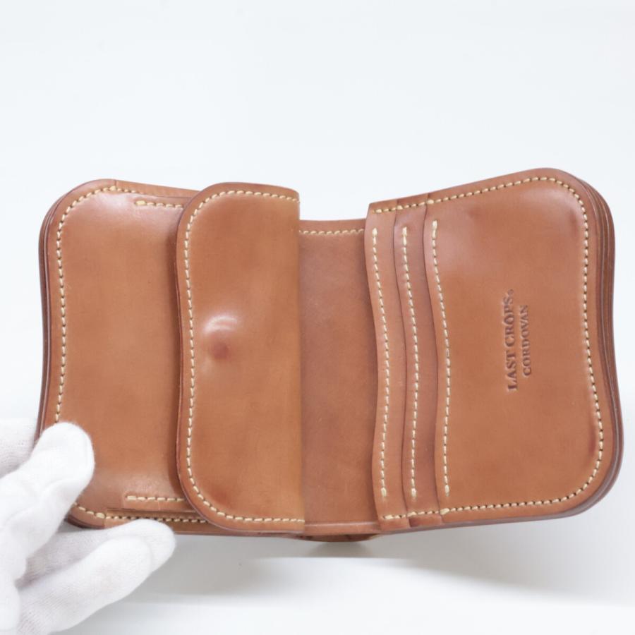 美品 LAST CROPS ラストクロップス SPANKER I シェルコードバン 二
