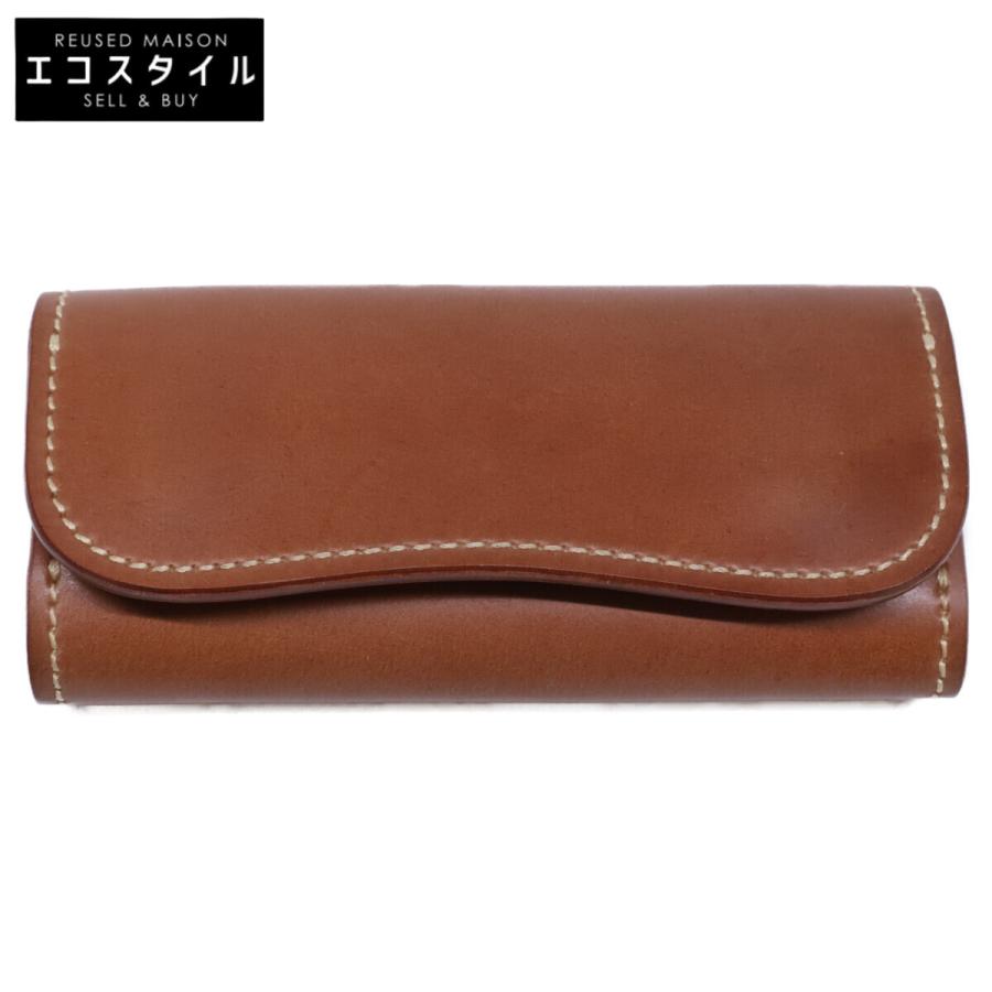 小物 LAST CROPS 美品 LAST CROPS ラストクロップス SWIFT L シェルコードバン 4連 キー