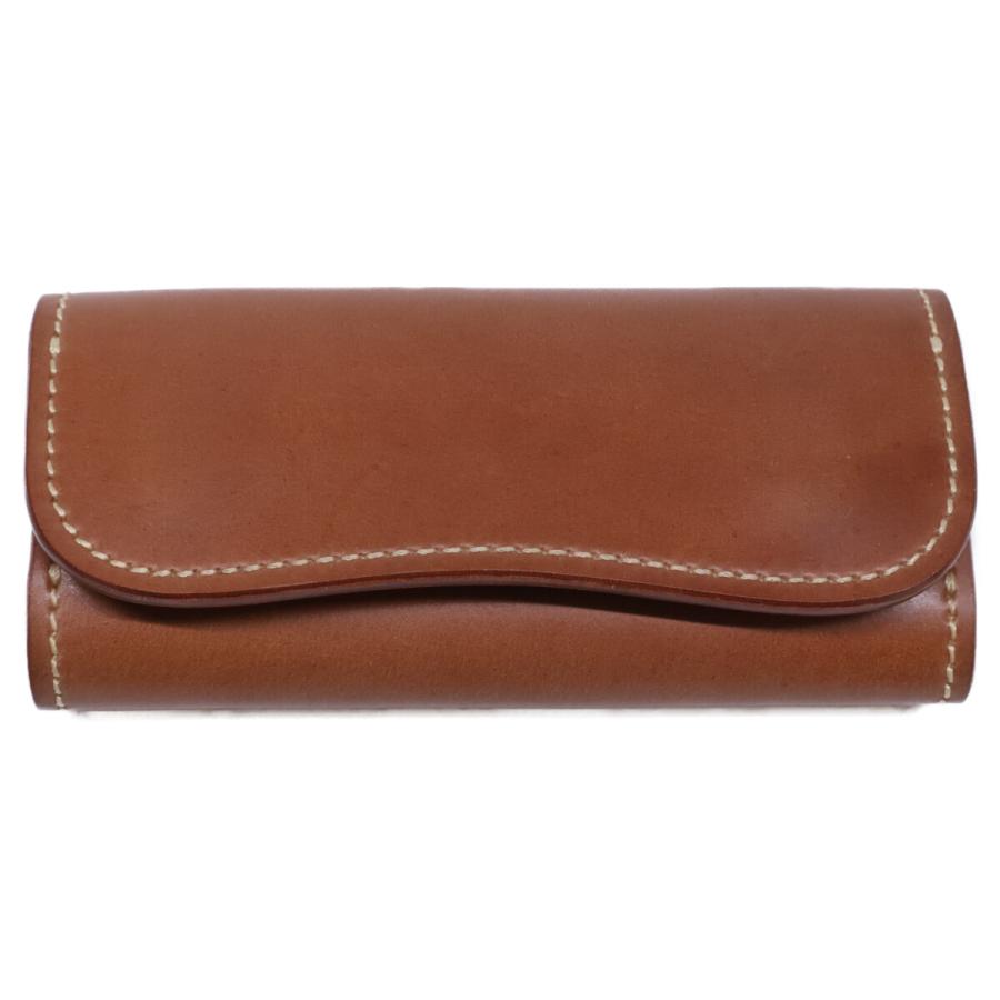 美品 LAST CROPS ラストクロップス SWIFT L シェルコードバン 4連 キー