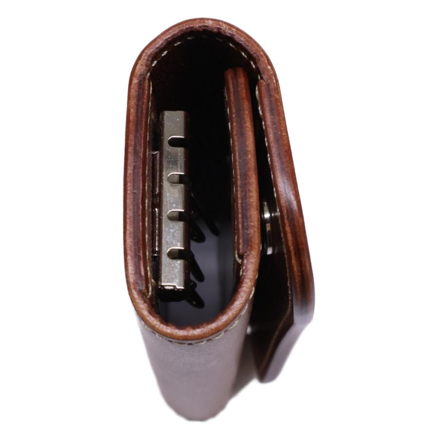 ラストクロップス　シェルコードバン　キーケース 美品 LAST CROPS ラストクロップス SWIFT L シェルコードバン 4連 キー