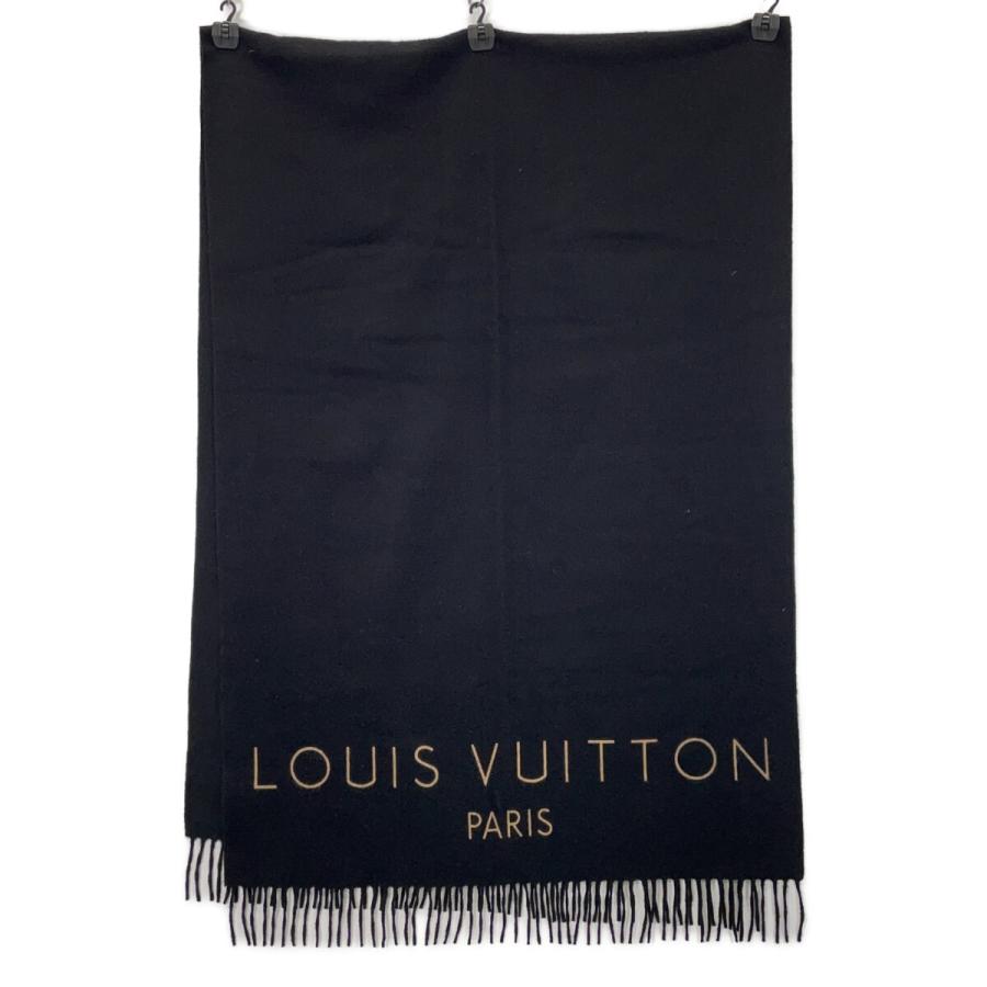 美品/国内正規 LOUIS VUITTON ルイヴィトン カシミヤ100％ ロゴ 大判
