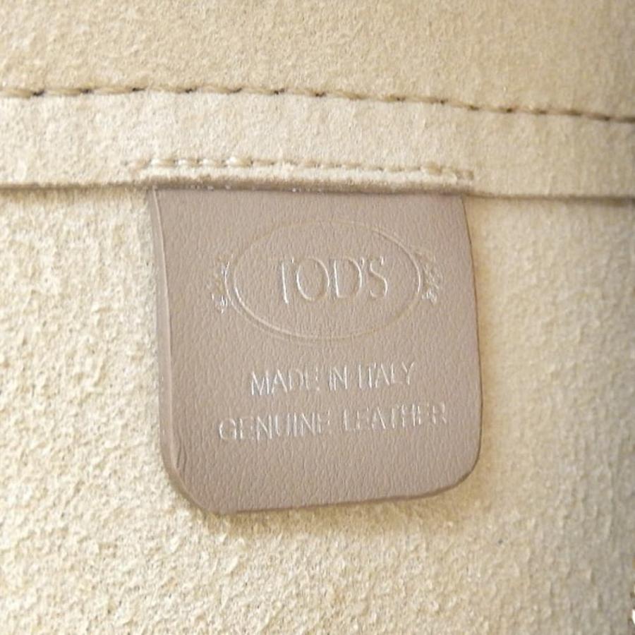 美品 TOD'S トッズ ゴンミーニ レザー ポーチ付 ショッピンッグバッグ