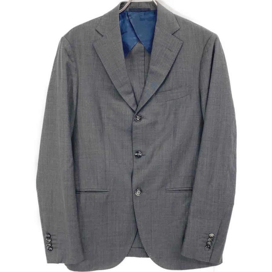 BARBA（バルバ） グレー ウール 3Bセットアップスーツ グレー 48
