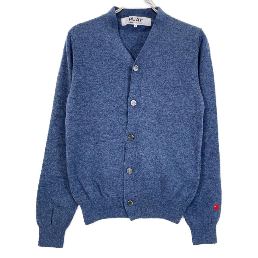 PLAYCOMMEdesGARCONS プレイコムデギャルソン ブルー AZ-N092 Vネック