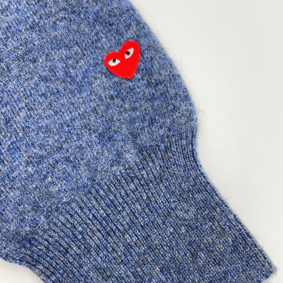 PLAYCOMMEdesGARCONS プレイコムデギャルソン ブルー AZ-N092 Vネック