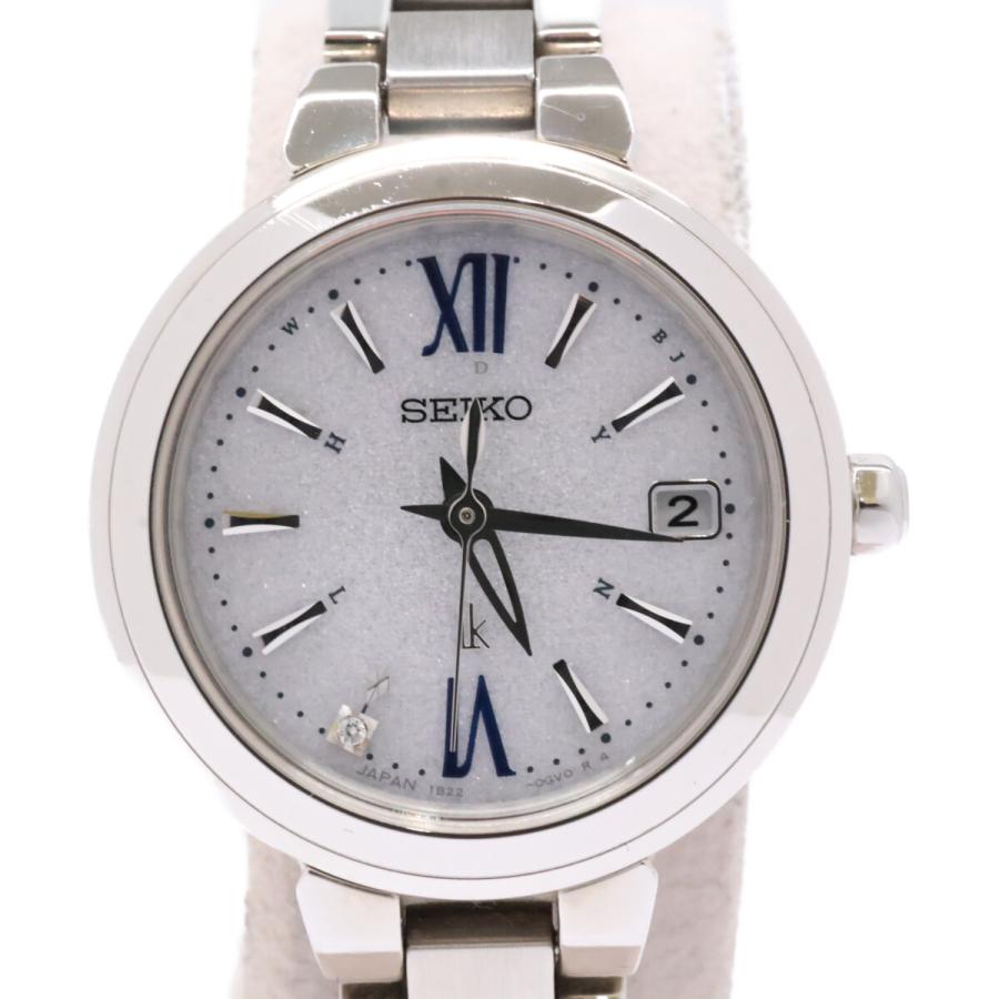 【新品電池•回路検査済】美品　セイコー　ルキア　ソーラー　電波 腕時計 SEIKO（セイコー） 美品 SSVW233 1B22 LUKIA ルキア Essential