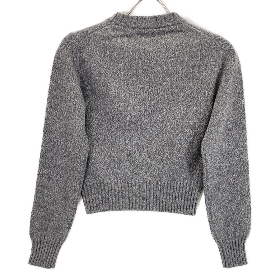 AMI PARIS アミパリス グレー ラウンドネック ニット XS トップス