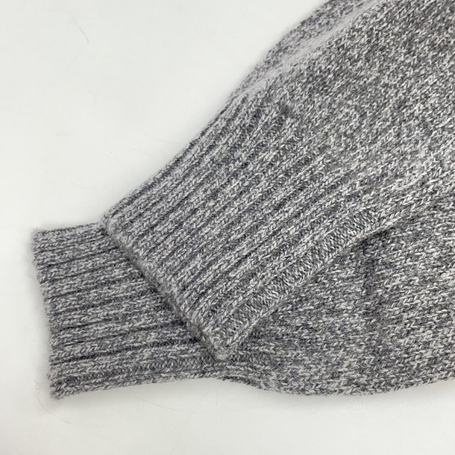 AMI PARIS アミパリス グレー ラウンドネック ニット XS トップス