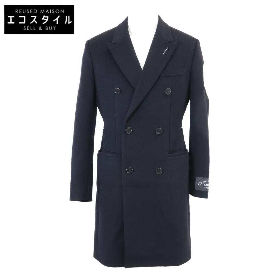 Dior HOMME ディオールオム 【国内正規】83TC345C3183 ヴァージンウールｘカシミヤ ダブルチェスター 48 国内正規/ Dior HOMME ディオールオム 83TC345C3183 ヴァージンウール