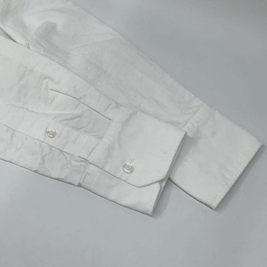 THOM BROWNE トムブラウン ホワイト FDS003A オックスフォードドレスワンピース ホワイト 38 ワンピース コットン レディース 中古の画像