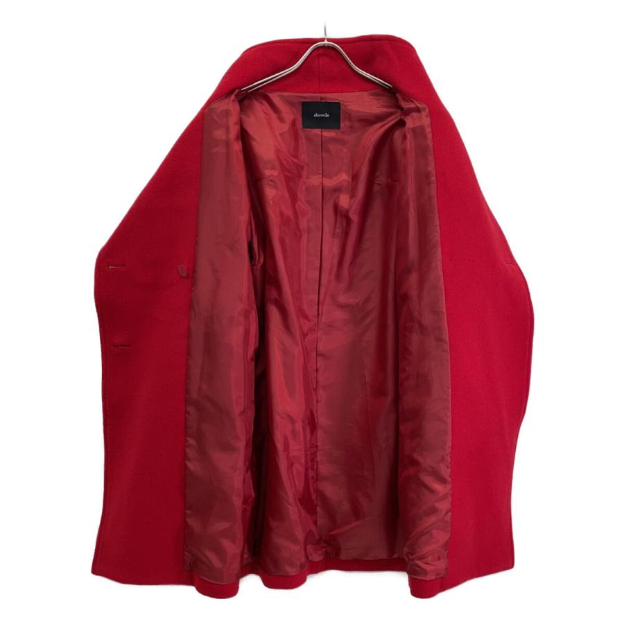 allureville アルアバイル レッド ショートビーバーファネルネック
