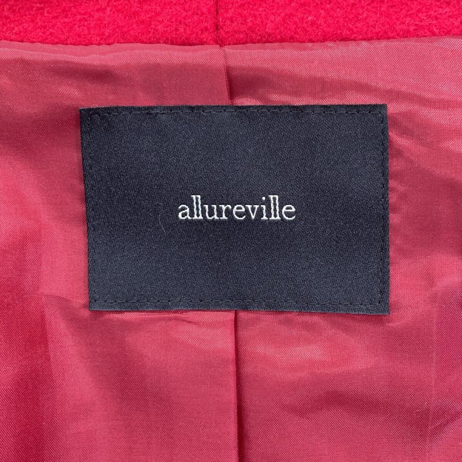 allureville アルアバイル レッド ショートビーバーファネルネック