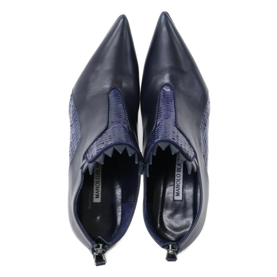 マノロブラニク♡ Manolo Blahnik パイソンレザーパンプス MANOLO BLAHNIK（マノロブラニク） レザー/パイソン ポインテッドトゥ