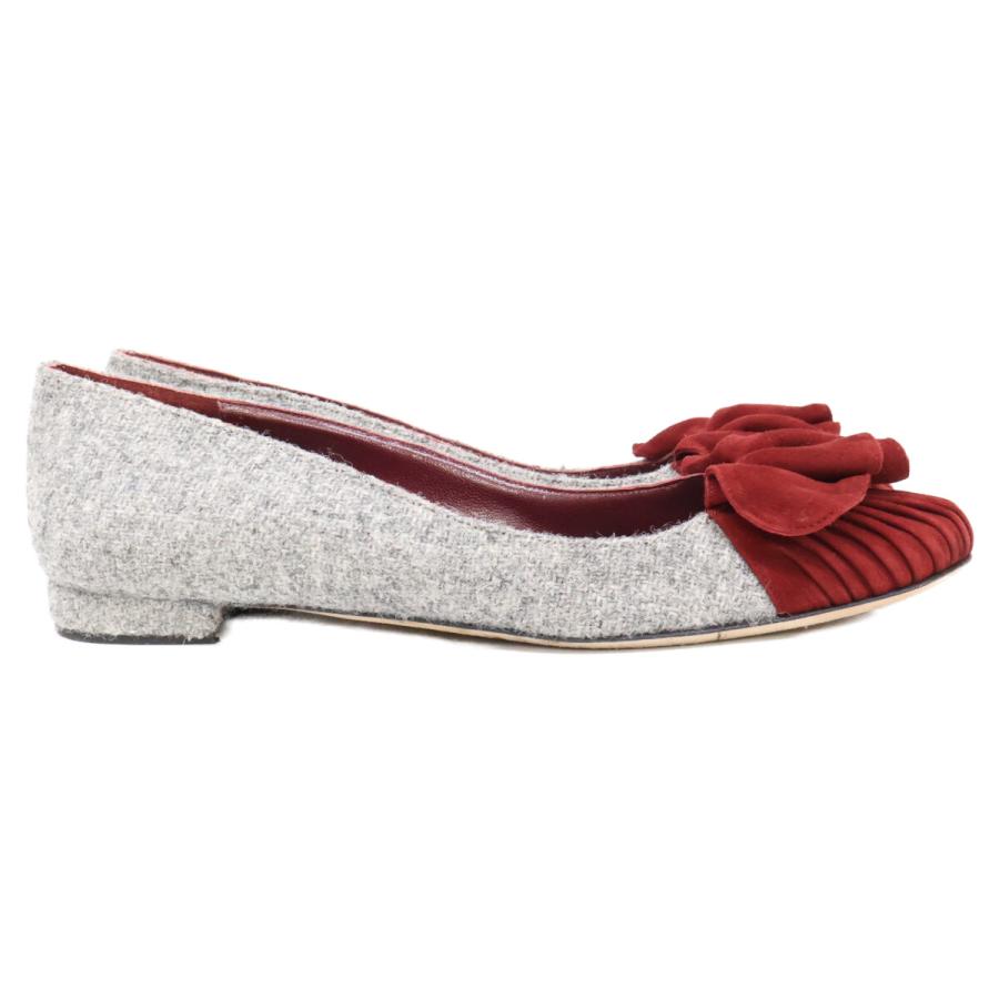 MANOLO BLAHNIK（マノロブラニク） ARLETI FLAT スエード/ツイード