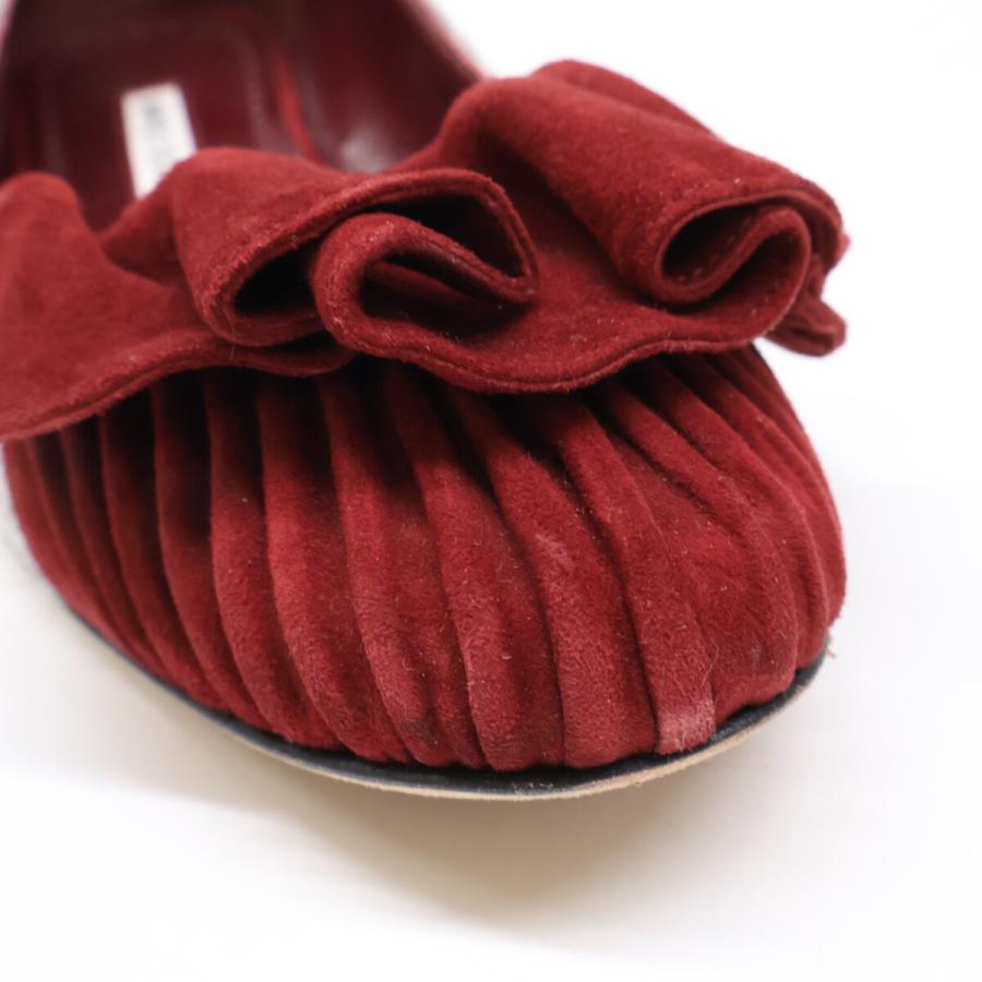 MANOLO BLAHNIK（マノロブラニク） ARLETI FLAT スエード/ツイード