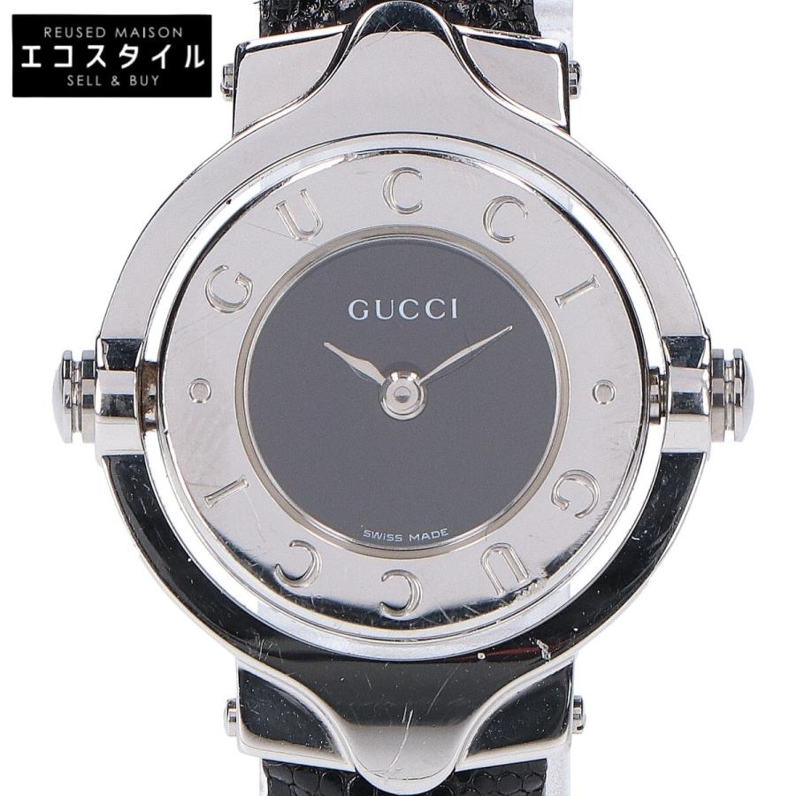 【新品電池/稼働/美品】グッチ 6600L ターンフェイス バングル 腕時計 GUCCI（グッチ） 美品 6600L ターンフェイス バングル ウォッチ 腕時計