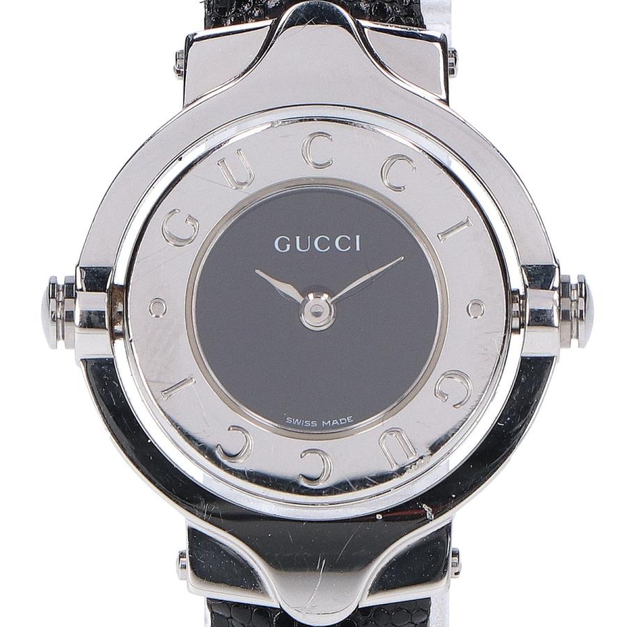 GUCCI（グッチ） 美品 6600L ターンフェイス バングル ウォッチ 腕時計