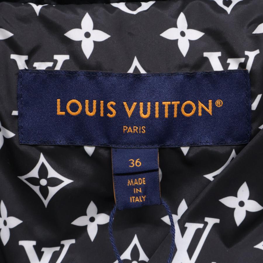 新品同様/正規/24年 LOUIS VUITTON ルイヴィトン 1AC0IT アブストラクト モノグラム フラワーパファ ダウンジャケット 36の画像