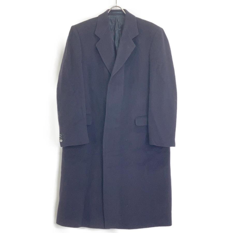 Harrods（ハロッズ） 【Berwin】ネイビー カシミヤ100 ロングコート