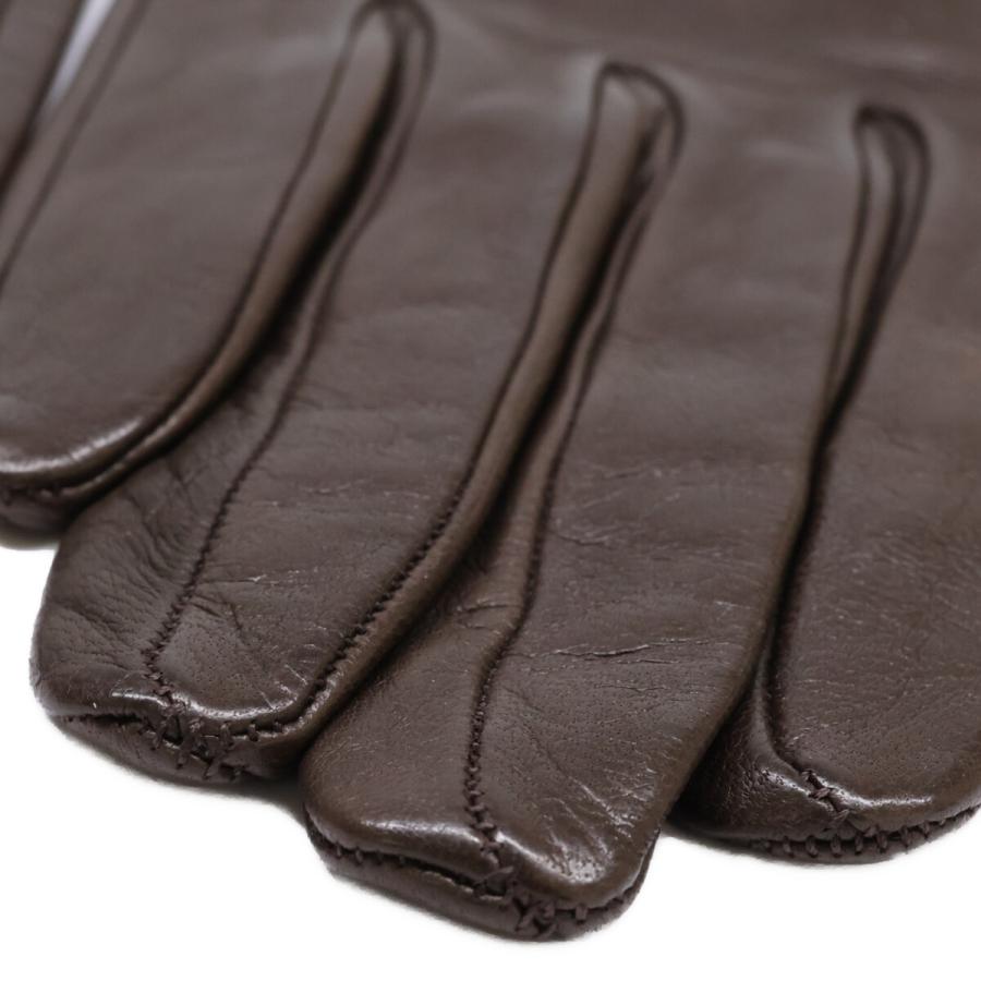 美品 HERMES エルメス ラムレザー グローブ 7 レディース : ブランド