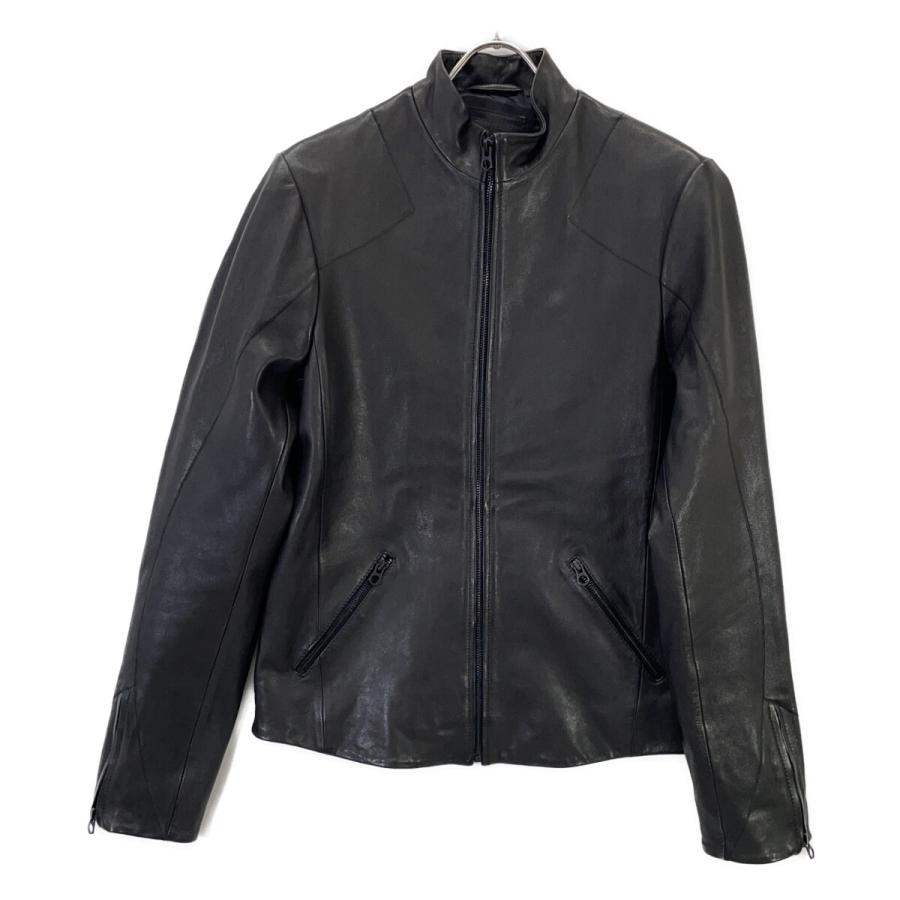 DENHAM デンハム ブラック レザージャケット シープスキンSサイズ DENHAM デンハム ブラック レザージャケット シープスキンSサイズ