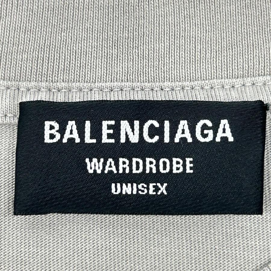 BALENCIAGA（バレンシアガ） 美品/ 612966 ロゴ刺繍 クルーネック T