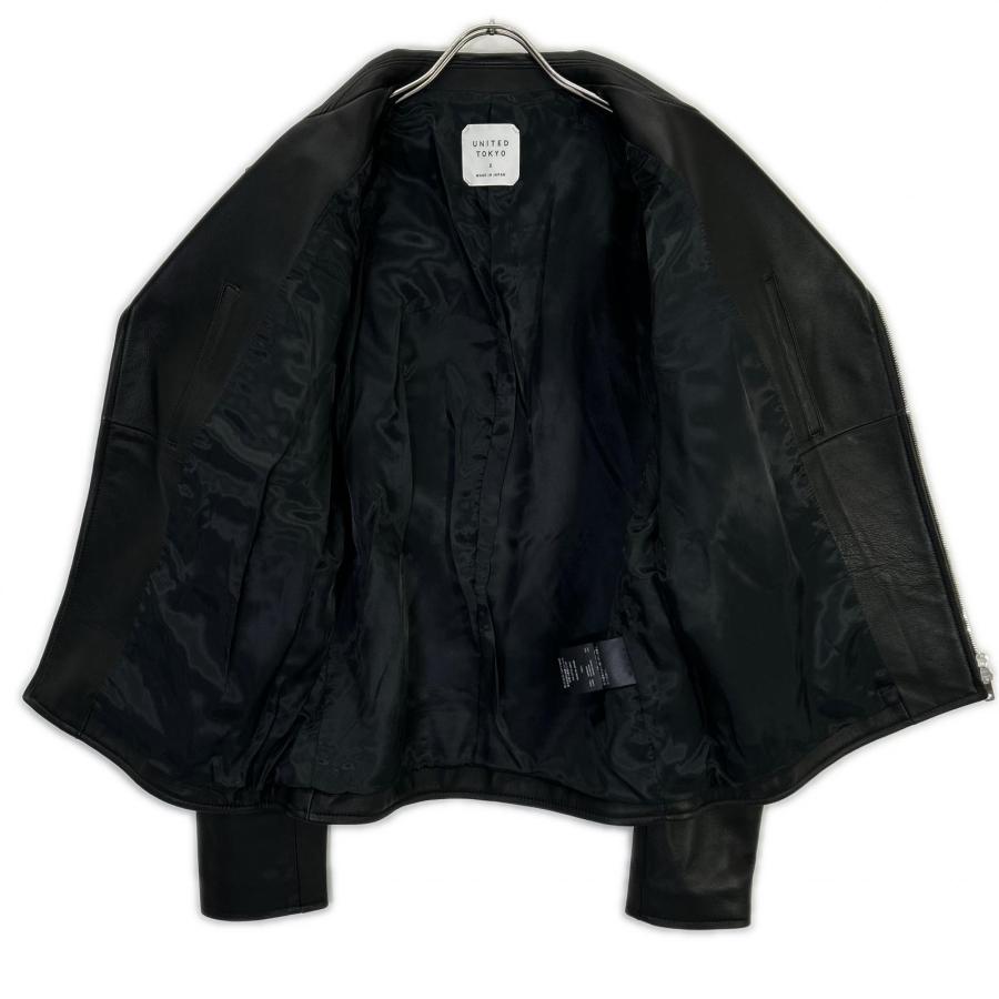 【極美品】UNITED TOKYO ダブルライダース 本革 ブラック 2 M相当 UNITED TOKYO（ユナイテッドトウキョウ） 133552002 ブラック