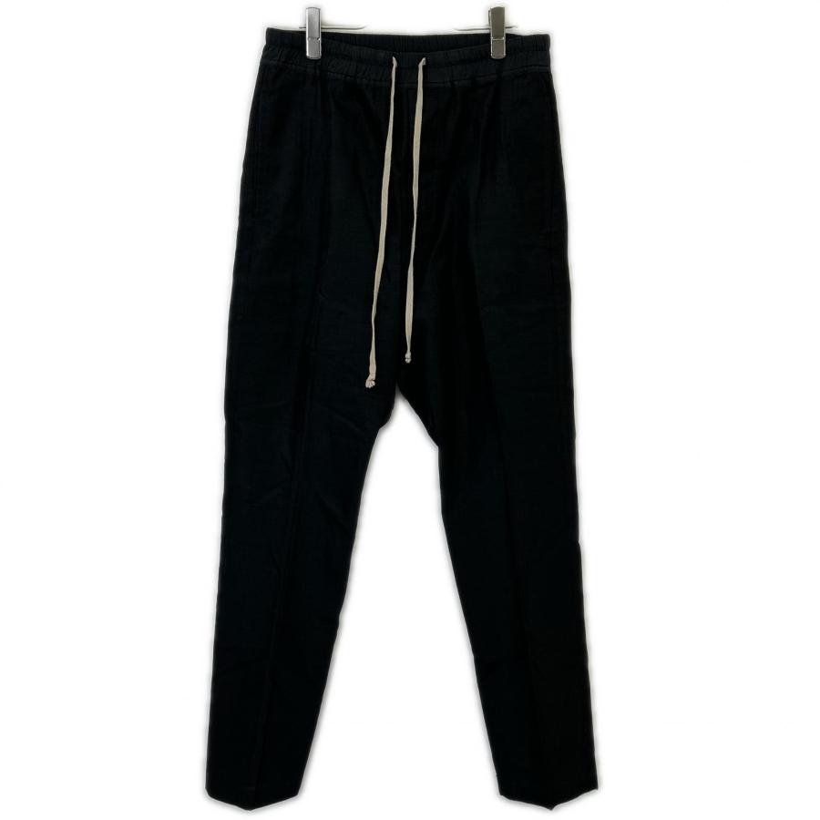 Rick Owens リックオウエンス RU18S5394-WG DRAWSTRING ASTAIRES LONG パンツ ブラック 46 ボトムス メンズ 中古_1