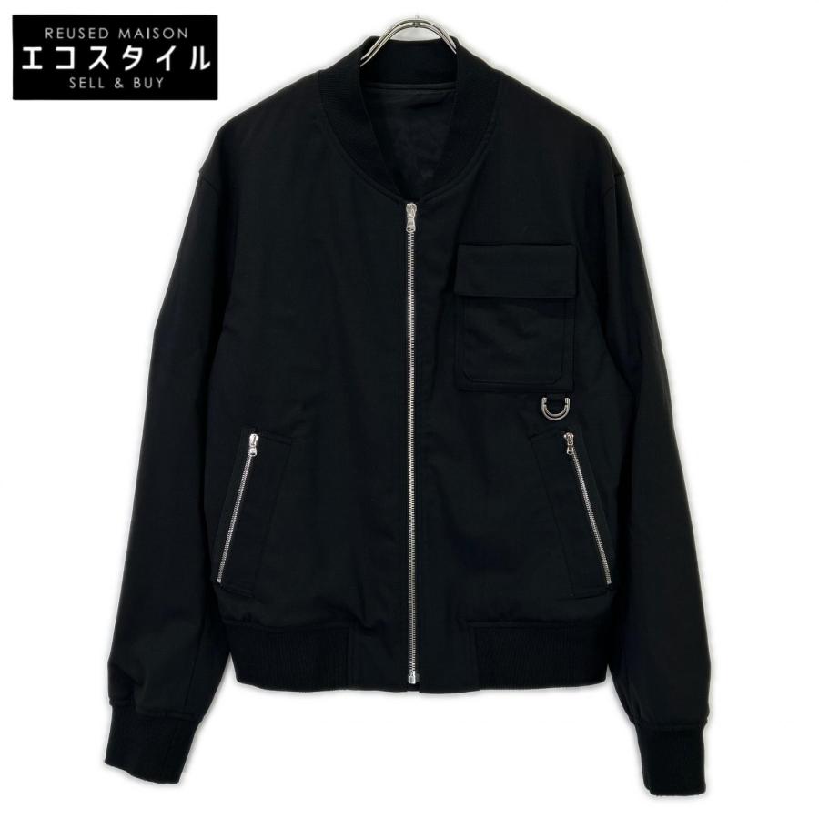 WOOYOUNGMI ウーヨンミ W201JP07901B ブラック Dリング ボンバージャケット 46 WOOYOUNGMI（ウーヨンミ） W201JP07901B ブラック Dリング ボンバー