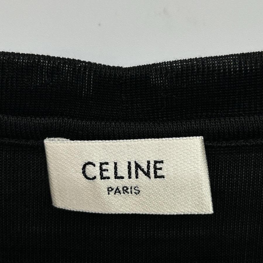 CELINE（セリーヌ） 2X384700D T-SHIRT IN SILK JERSEY ブラック T