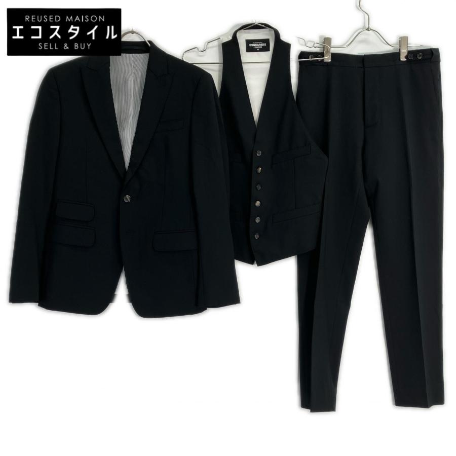 DSQUARED2（ディースクエアード） 17年製 S74FS0009 ブラック 3ピース 