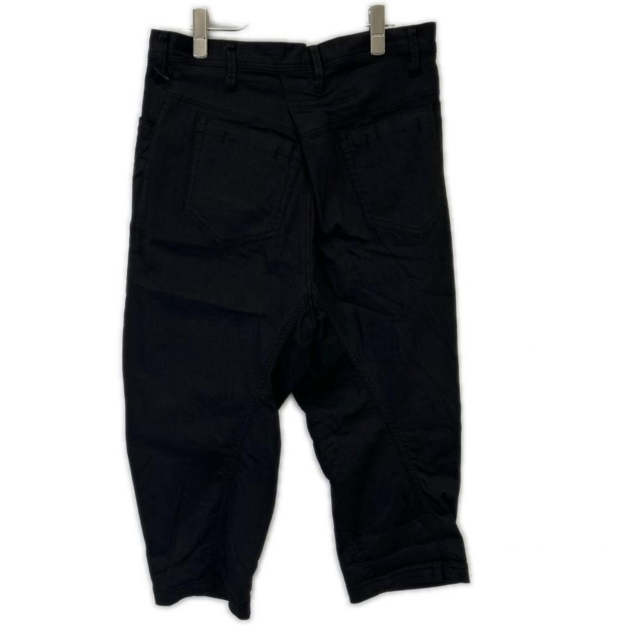 JULIUS 20AW サルエル パンツ ユリウス 707PAM3 JULIUS ユリウス 20年製 707PAM8-BK ブラック フロントフォールド