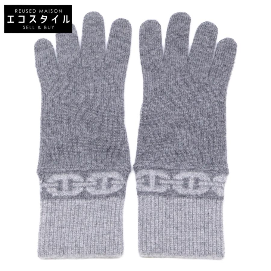美品 HERMES エルメス ヘヴン シェーヌダンクルモチーフ カシミヤ 