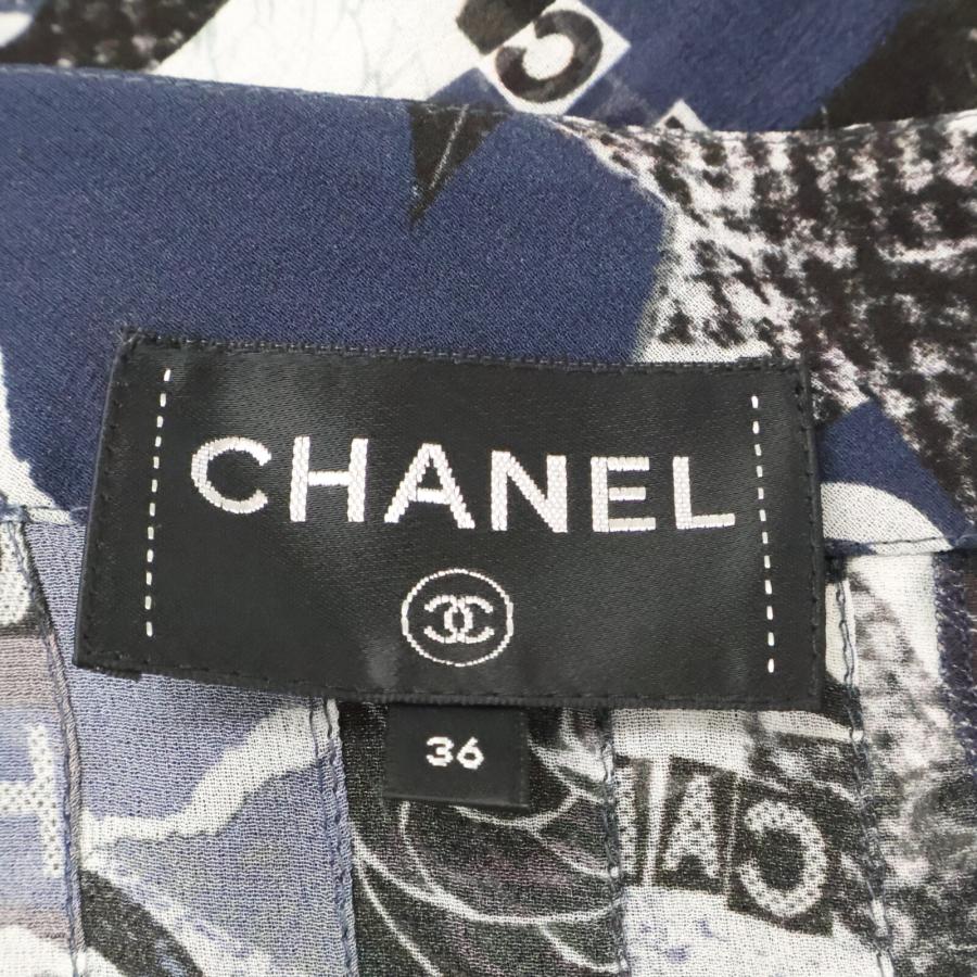 CHANEL（シャネル） 美品/国内正規 P63200V48706 総柄 シルク 