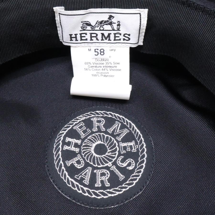 HERMES（エルメス） セリエボタン ウール キャスケット 帽子 58