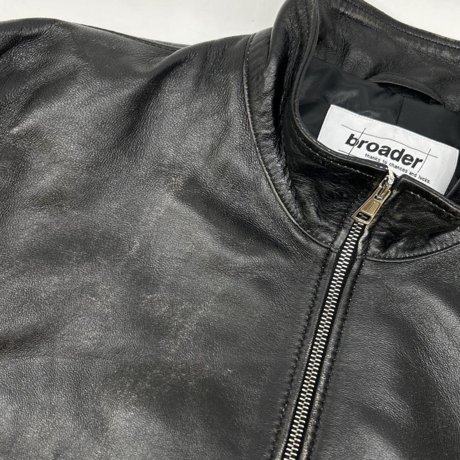 broader ブローダー BRD-032 BRD ベーシック レザー ジャケット 