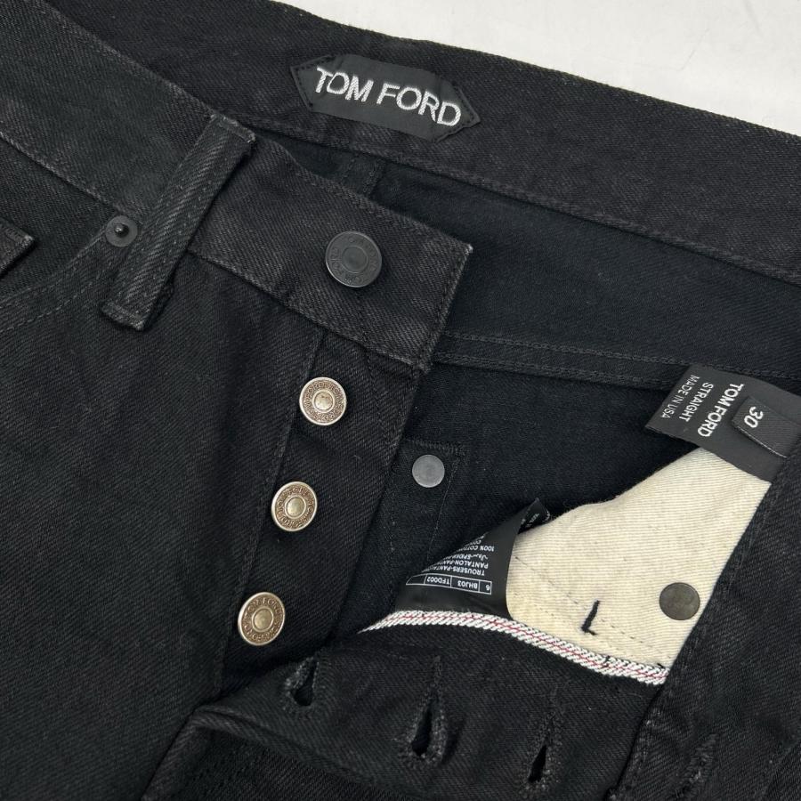 TOM FORD トムフォード BHJ03 TFD002 ブラック セルビッチ ストレート 